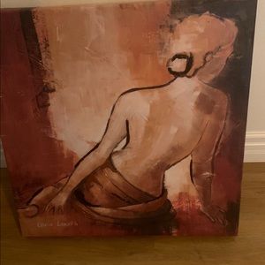 Blonde Girl Art Canvas